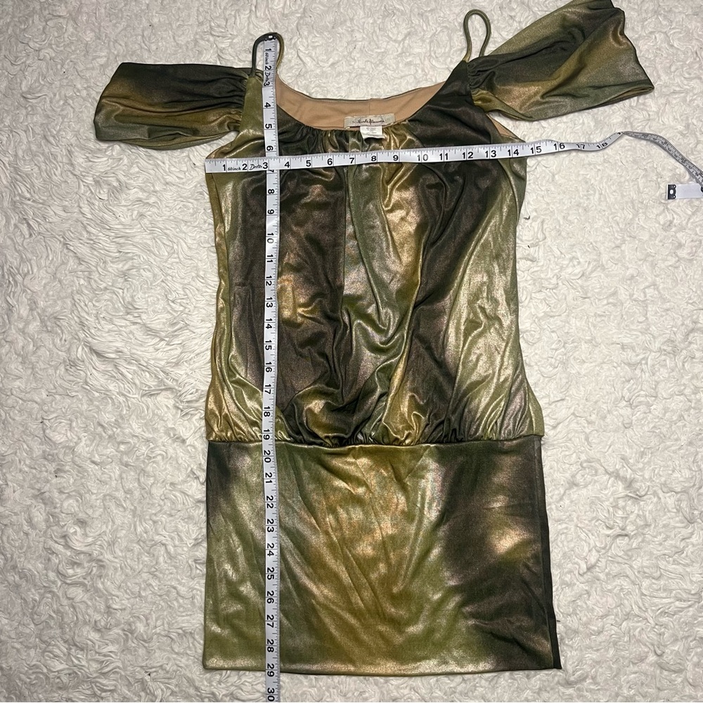 Metallic Off-Shoulder Top - Picture 3 of 4